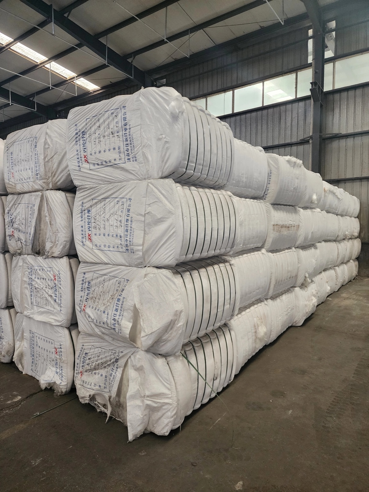 LUYE geosynthetics warehouse and ready stock